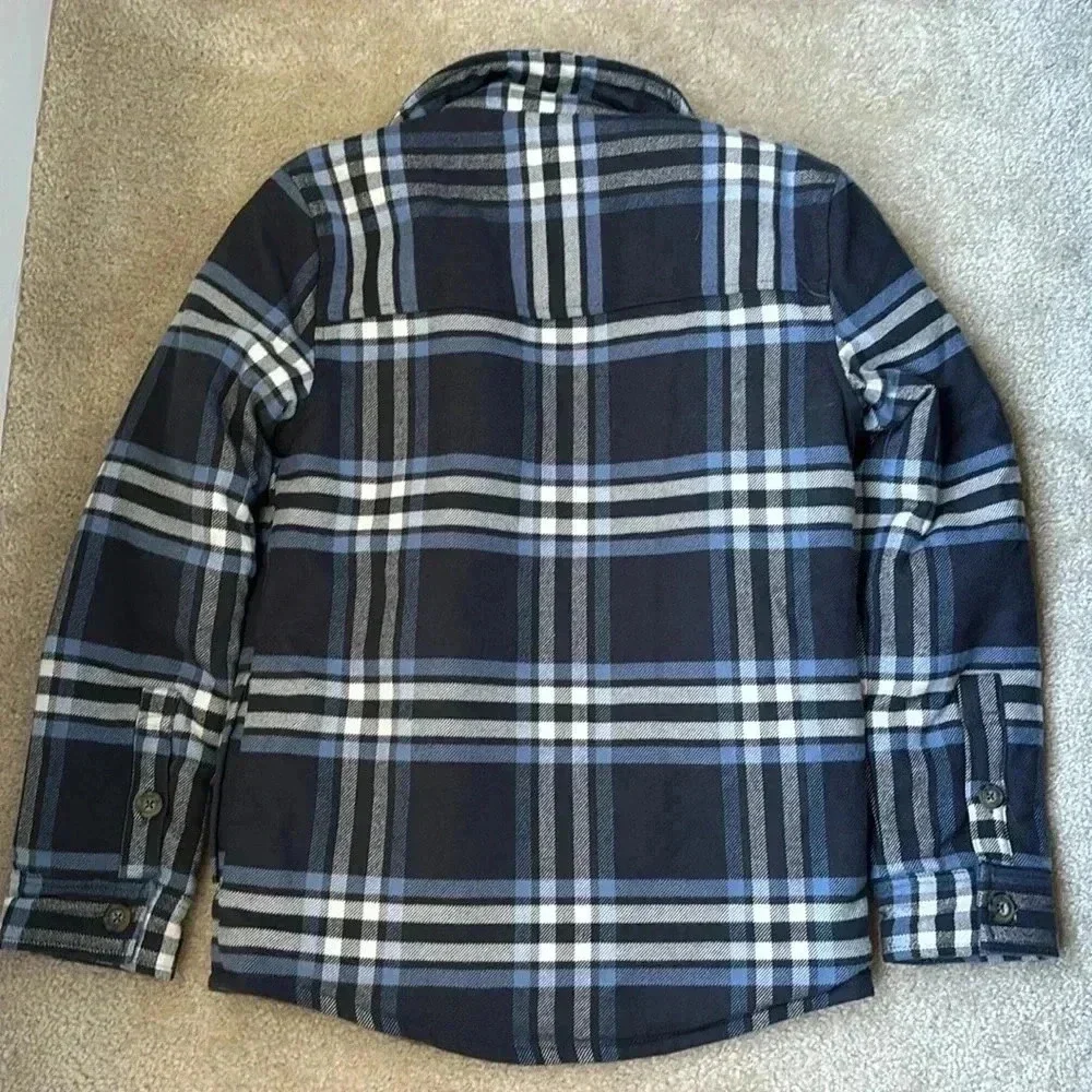 EUC Abercrombie kids Flannel Coat